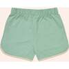 Daytona Elastic Waist Piped Shorts, Frosty Green - Shorts - 3