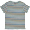 Anaheim Contrast Piped Ribbed Striped Tee, Hannah - T-Shirts - 1 - thumbnail