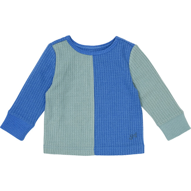 Helsinki Long Sleeve Shirt, Palace Blue And Aquifer