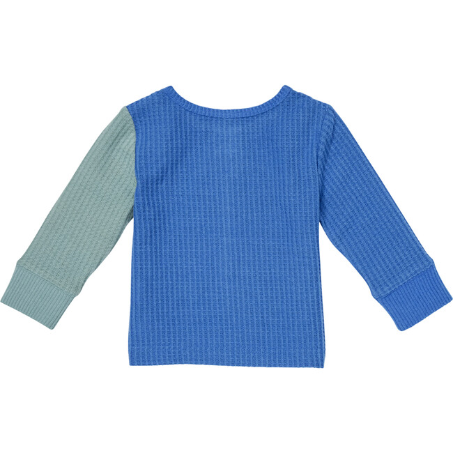 Helsinki Long Sleeve Shirt, Palace Blue And Aquifer - T-Shirts - 2