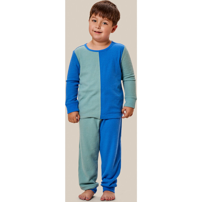 Helsinki Long Sleeve Shirt, Palace Blue And Aquifer - T-Shirts - 3