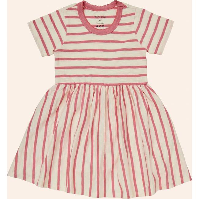 Pismo Dress, Pink Stripes