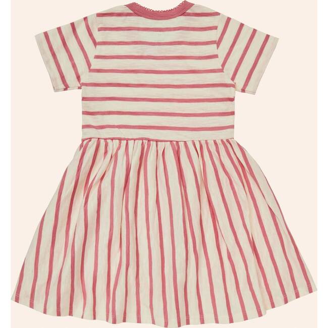 Pismo Dress, Pink Stripes - Dresses - 3
