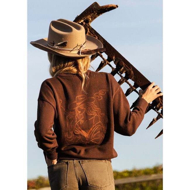 Riley Crewneck Sweater, Long Live Cowgirls