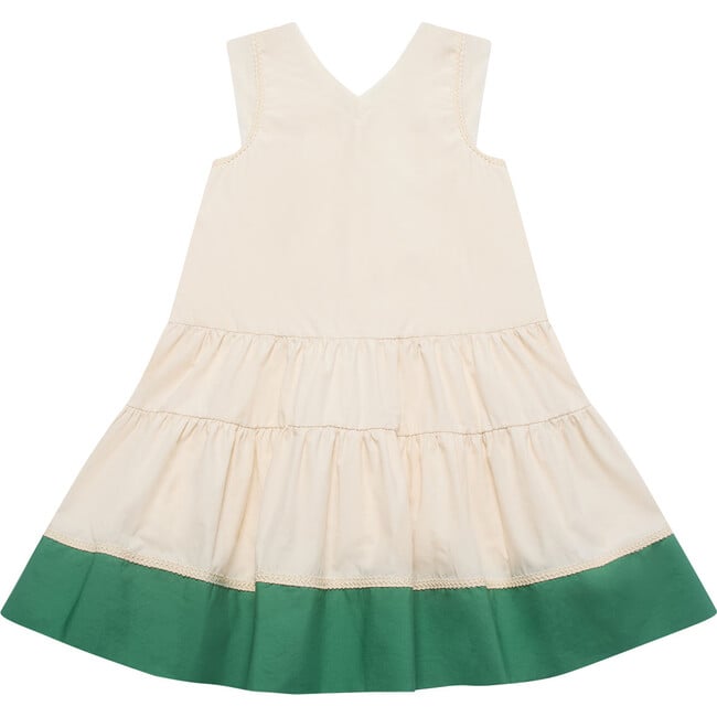 Sweep The Board Dress, Parchment