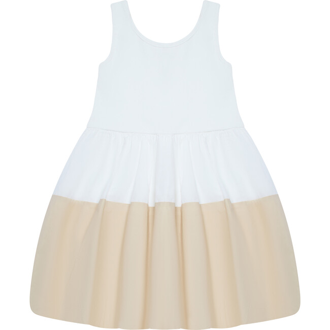Balls In The Air Dress, Swan & Milky Tea