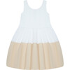Balls In The Air Dress, Swan & Milky Tea - Dresses - 1 - thumbnail