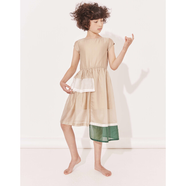 Capacious Dress, Milky Tea - Dresses - 4