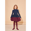 Balls In The Air Dress, Navy & Beetroot - Dresses - 1 - thumbnail