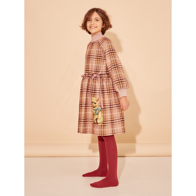 By The By Dress, Rose Otto Check