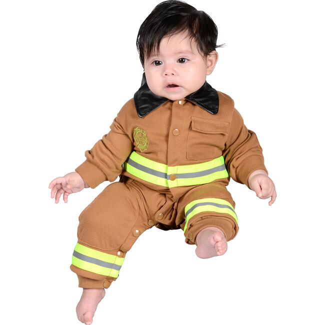 Jr. Firefighter Romper, Tan
