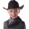 Jr. Cowboy Hat w/ Bandanna, Black - Costume Accessories - 2