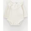 Rose Bodysuit For Baby Girl, Organic Cotton - Onesies - 1 - thumbnail