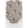 Mary Cherry Knitted Jumpsuit For Baby Girl - Overalls - 1 - thumbnail