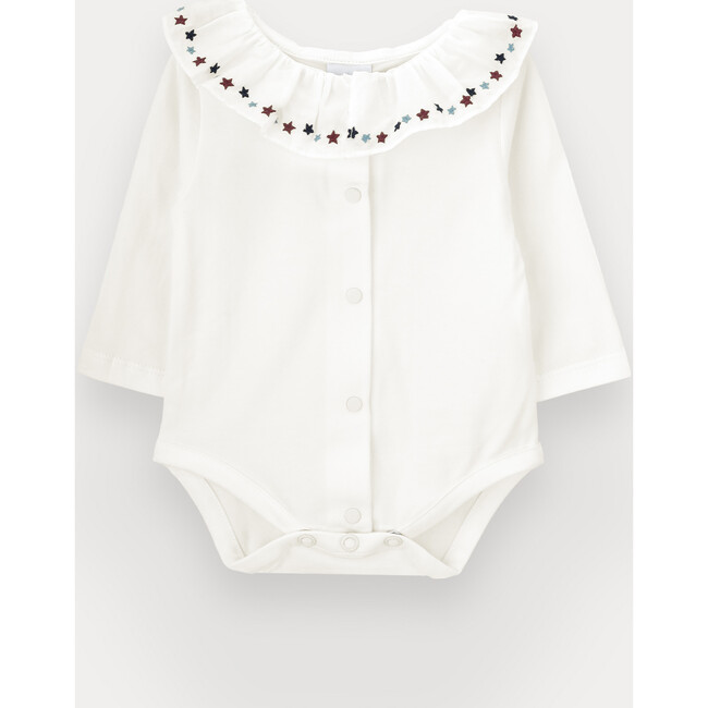 Jolly Stars Bodysuit For Baby Girl, Organic Cotton