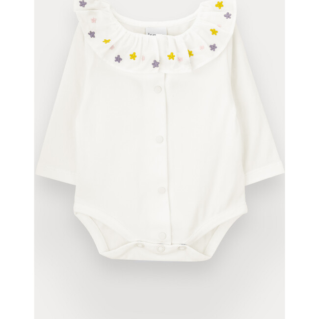 Ivy Pink Bodysuit For Baby Girl, Organic Cotton