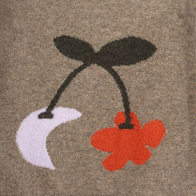 Cherry Moon Knitted Sweater For Girl