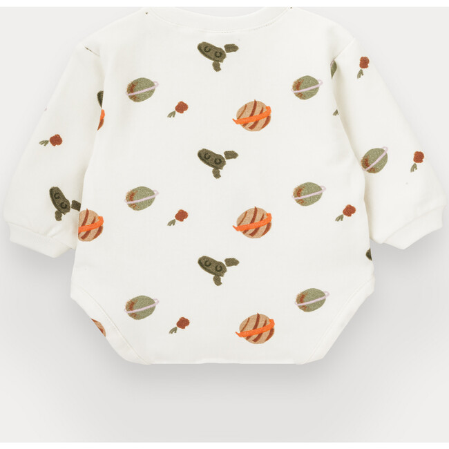 Little Astronaut Bodysuit For Baby Boy, Cotton - Onesies - 3