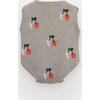 Mary Cherry Knitted Jumpsuit For Baby Girl - Overalls - 3