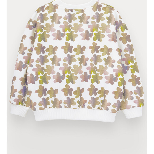 Gleaming Garden Sweatshirt For Girl, Cotton - Sweatshirts - 3