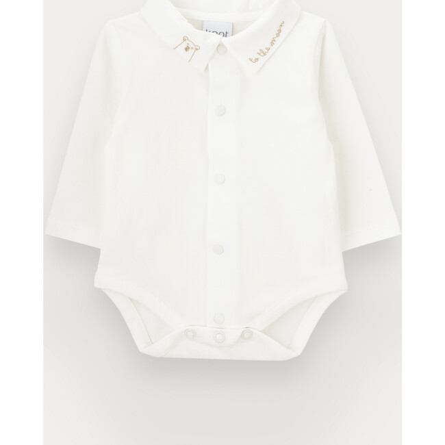 Astro Bear Bodysuit For Baby Boy, Organic Cotton