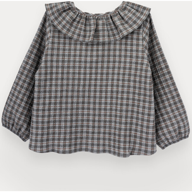 Lucia Blouse For Girl, Checks - Blouses - 3
