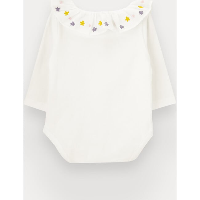 Ivy Pink Bodysuit For Baby Girl, Organic Cotton - Onesies - 3