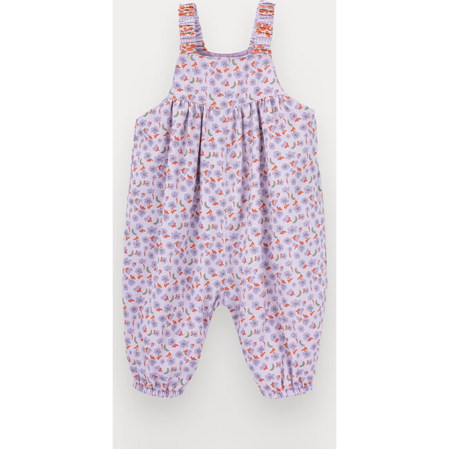 Jace Overalls For Baby Girl, Printed Cotton