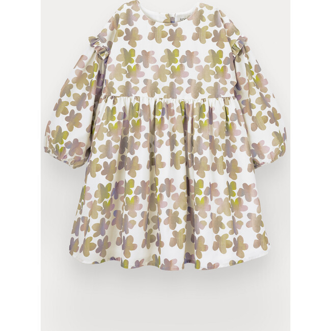 Belle Dress For Baby Girl, Printed Corduroy