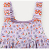 Jace Overalls For Baby Girl, Printed Cotton - Overalls - 2