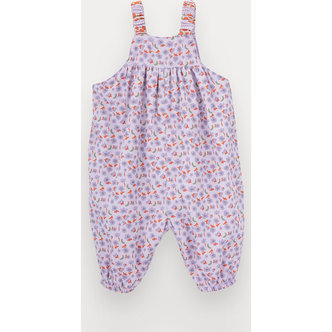 Jace Overalls For Baby Girl, Printed Cotton - Overalls - 3