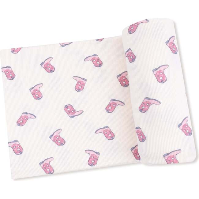Swaddle Blanket Petite Cowgirl Boots