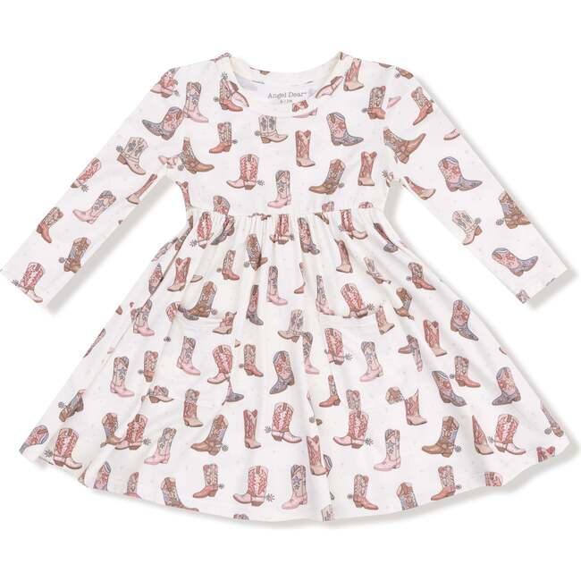 Twirly Long Sleeve Dress Future Cowgirl