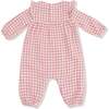 Ruffle Sleeve Romper Rose Pink Plaid - Rompers - 2