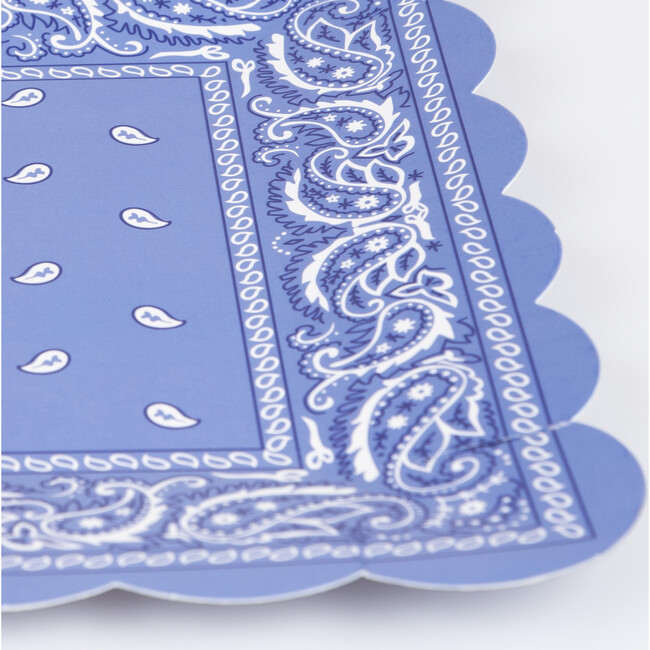 Western Bandana Square Plates - Party - 3