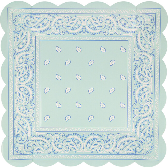 Western Bandana Square Plates - Party - 5