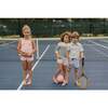Girls French Terry Bloomer Set, Pink - Bloomers - 2