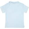 Boys French Terry Polo Shirt, Light Blue - Polo Shirts - 4