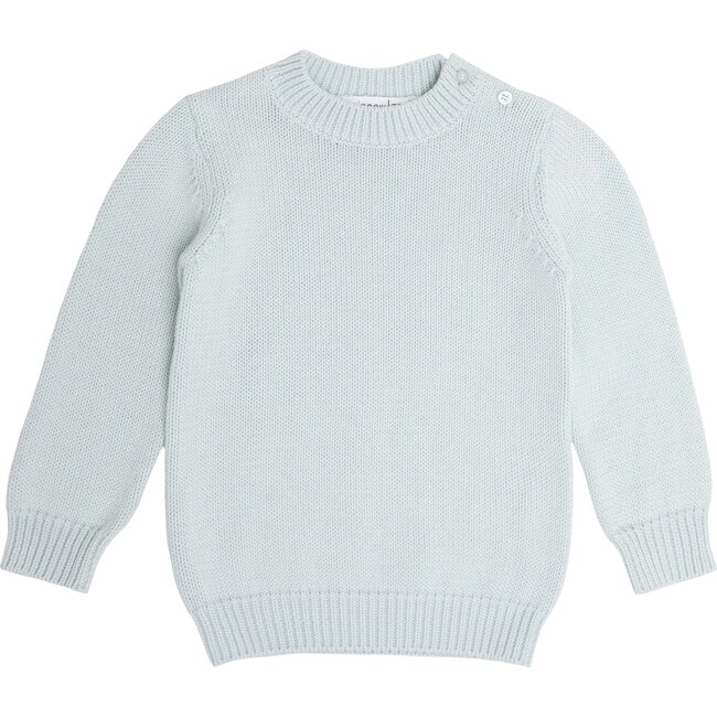 Light Blue Knit Sweater - Sweaters - 1