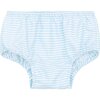 Powder Blue Stripe Diaper Bloomer Cover - Bloomers - 1 - thumbnail