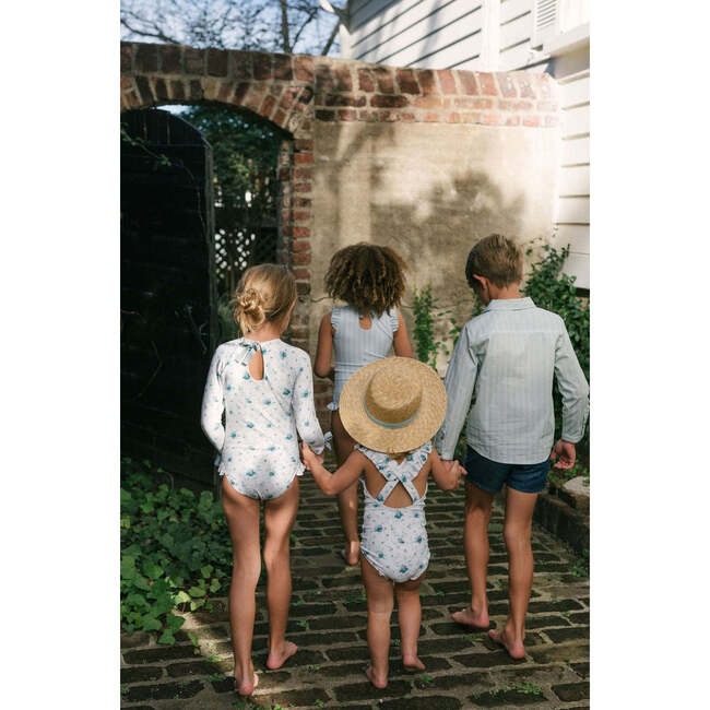 Girls Brock Collection X Minnow Classic Fleur Crossover One Piece - One Pieces - 2