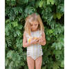 Girls Linear Citrus Ruffle One Piece - One Pieces - 2