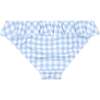 Girls Oasis Blue Gingham Bikini Bottom - Two Pieces - 4