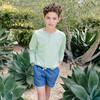 Pistachio Long Sleeve Henley - Shirts - 2