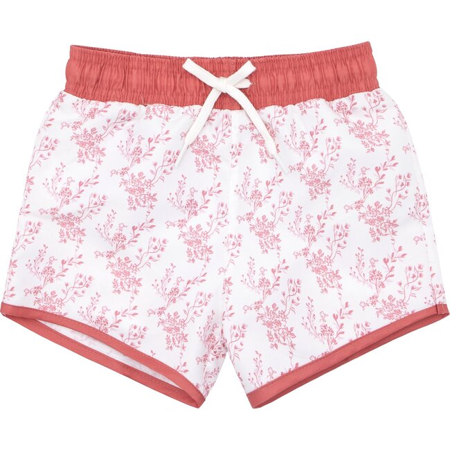 Boy's Nantucket Floral Boardie - Swim Trunks - 1