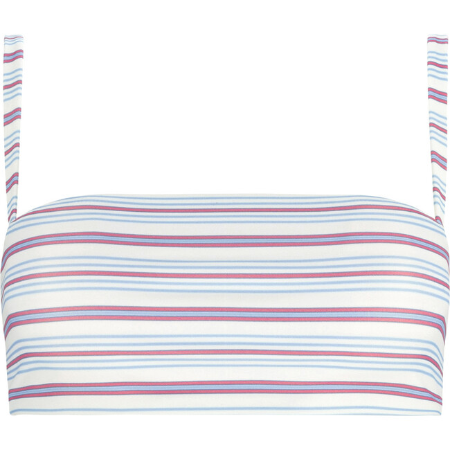 Women's Vintage Stripe Bandeau Bikini Top
