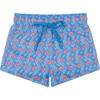 Boys Blue Primrose Boardie - Swim Trunks - 1 - thumbnail