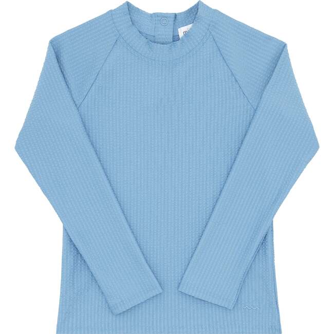 Surfside Blue Seersucker Rashguard
