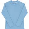 Surfside Blue Seersucker Rashguard - Rash Guards - 1 - thumbnail