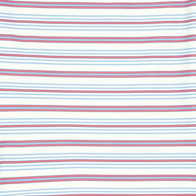 Unisex Vintage Stripe Short Sleeve Rashguard One Piece - Rash Guards - 7
